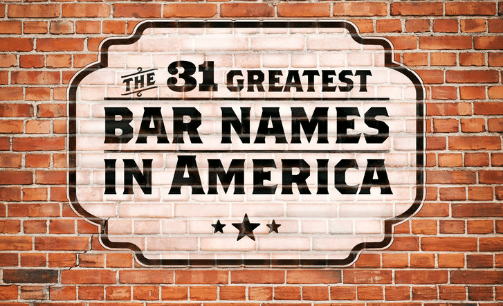 The 31 Greatest Bar Names In America