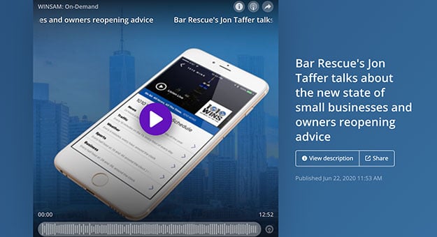 Bar Rescue’s Jon Taffer talks about the new state of small businesses and owners reopening advice