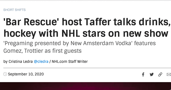 ‘Bar Rescue’ host Taffer talks drinks, hockey with NHL stars on new show