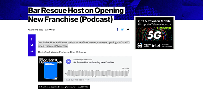 Bar Rescue Host on Opening New Franchise (Podcast)