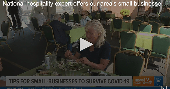 National hospitality expert offers our area’s small businesses tips to survive COVID-19