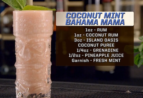 Coconut Mint Bahama Mama Recipe